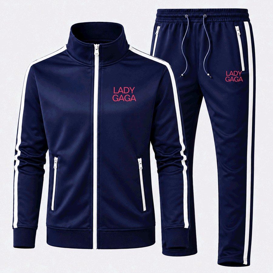 Lady Gaga tracksuit in Navy