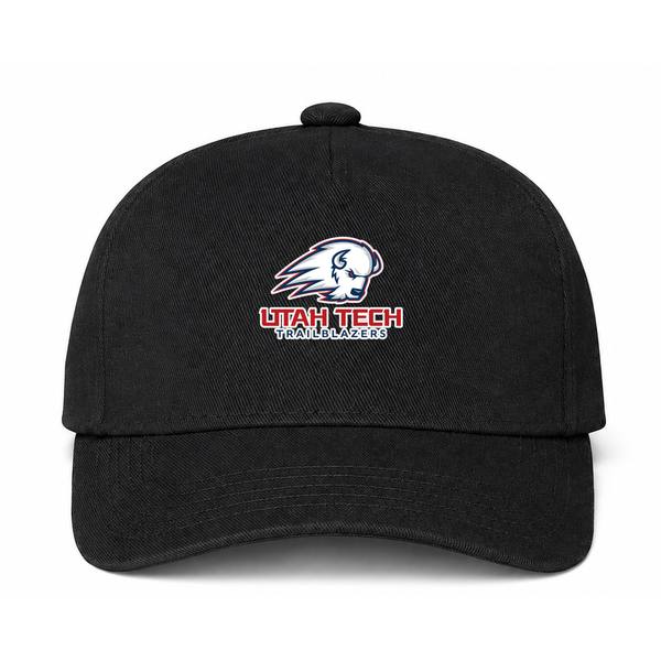 Utah Tech Trailblazers Logo Black Dad Baseball Cap Hat