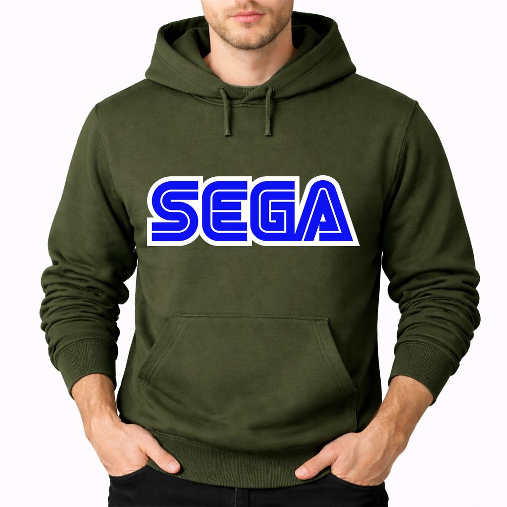 Men's SEGA Pullover Hoodie - Army Green
