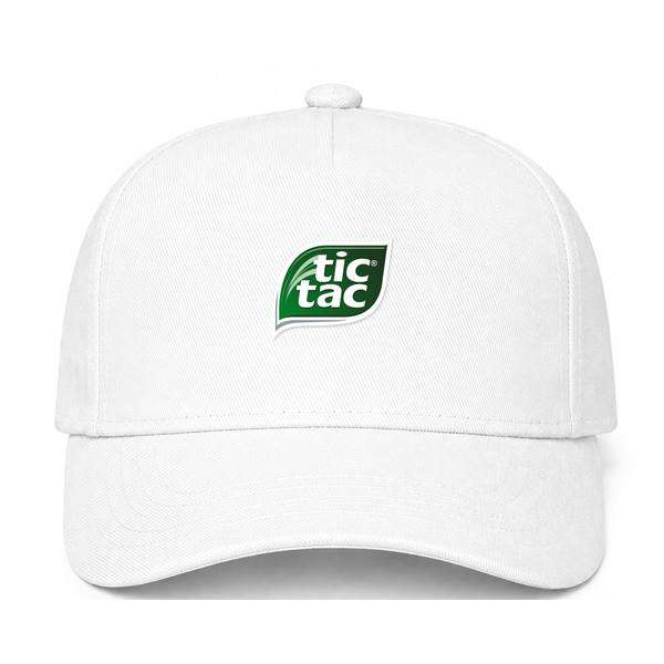Tic Tac Logo White Dad Baseball Cap Hat