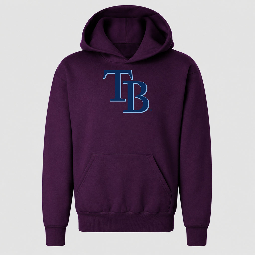 Youth Tampa Bay Rays Pullover Hoodie - Purple