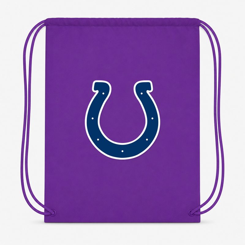 Indianapolis Colts Drawstring Bag - Purple