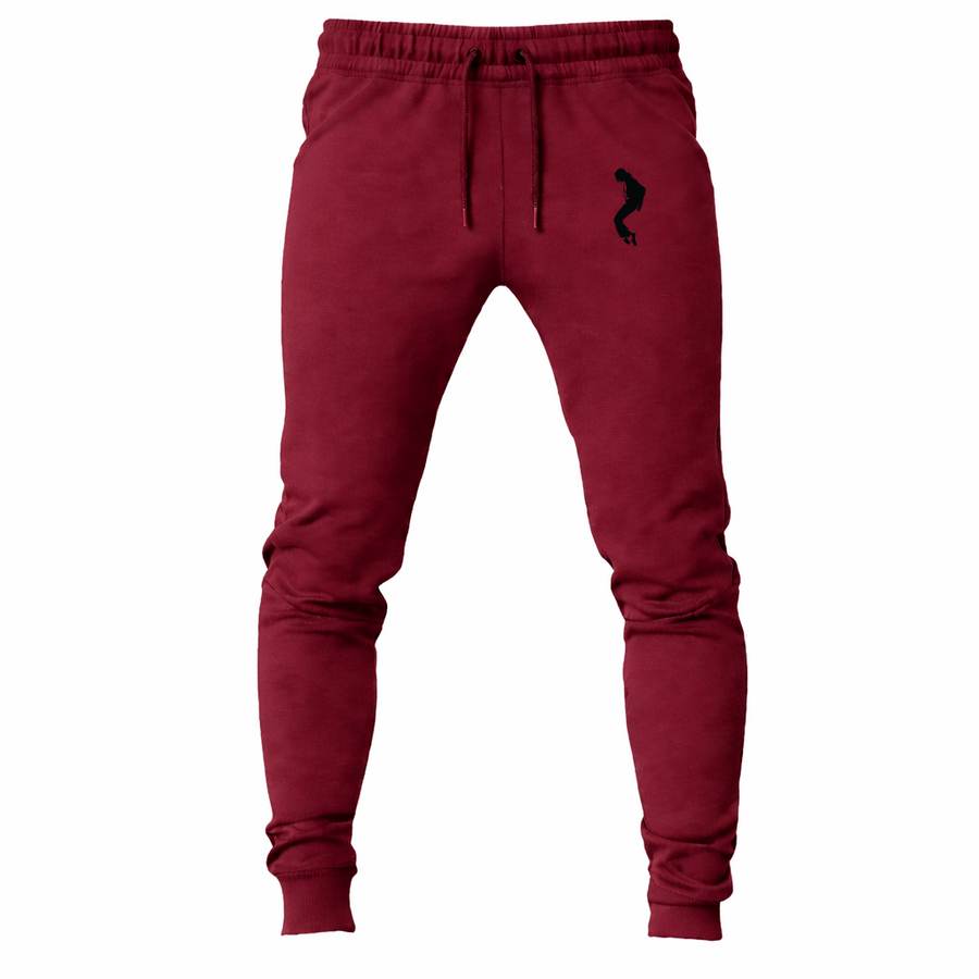 Michael Jackson joggers sweatpants - Maroon