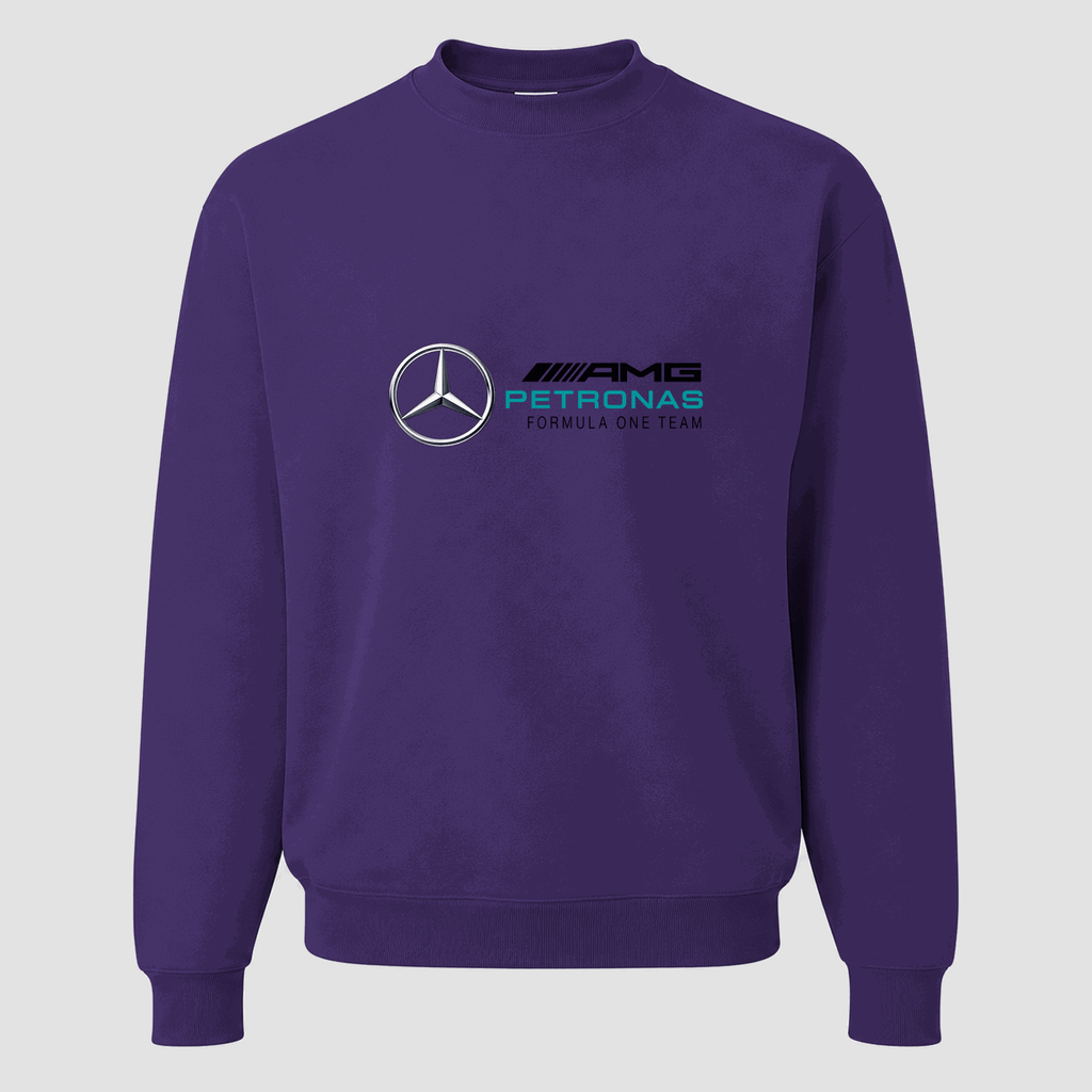 Men's Mercedes AMG Petronas Formula One Team Crewneck Sweatshirt - Purple