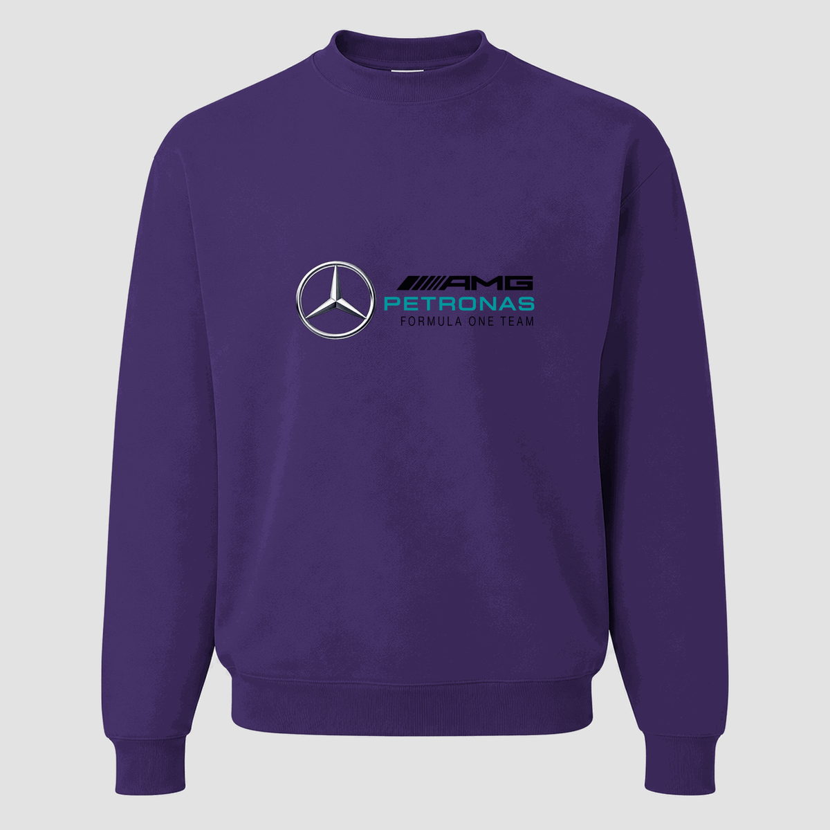 Men's Mercedes AMG Petronas Formula One Team Crewneck Sweatshirt - Purple