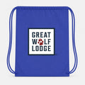 Great Wolf Lodge Drawstring Bag - Blue