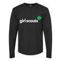 Men's Girl Scouts White Long sleeves Cotton Blend T-Shirt - Black