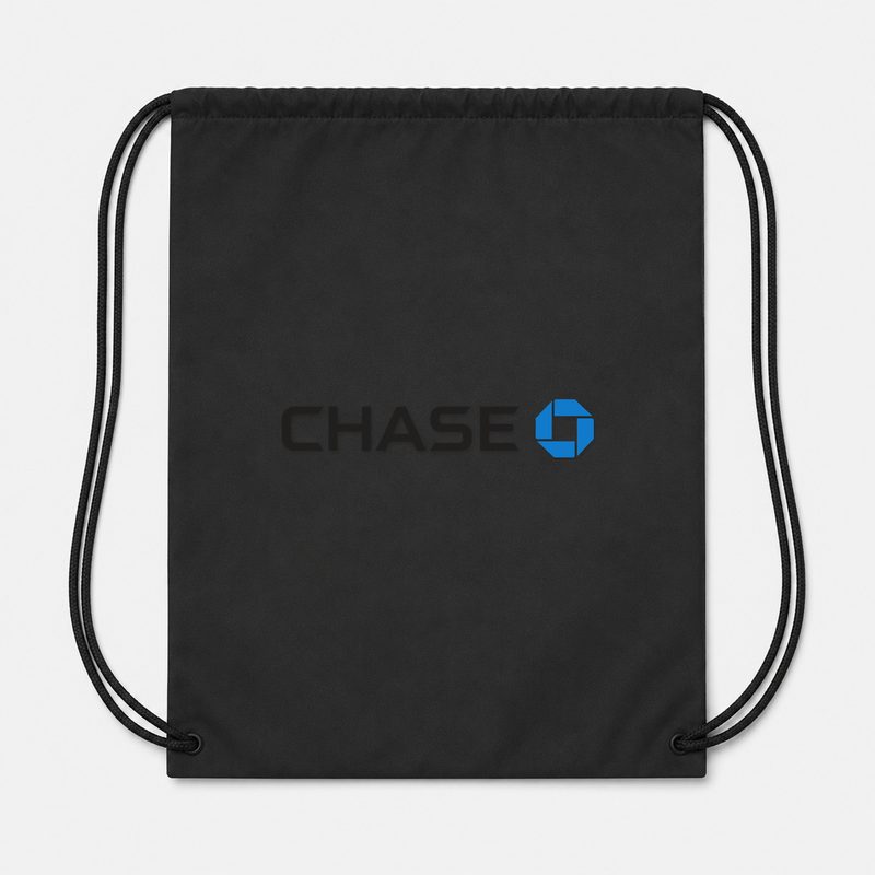 Chase Black Drawstring Bag - Black