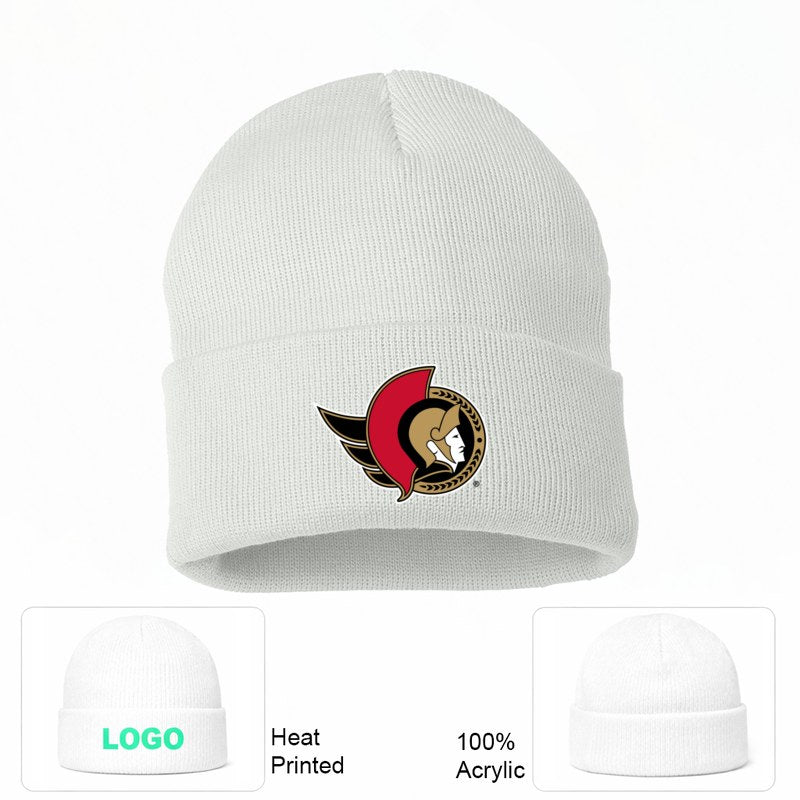 Ottawa Senators White Beanie Hat