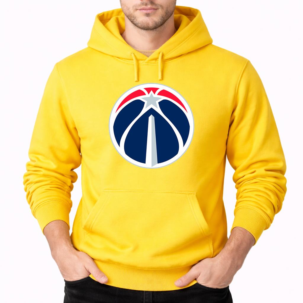 Men's Washington Wizards Pullover Hoodie - Yellow