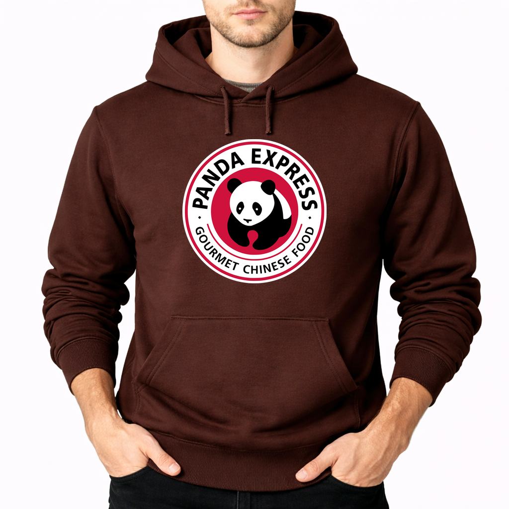 Men's Panda Express Pullover Hoodie - Brown