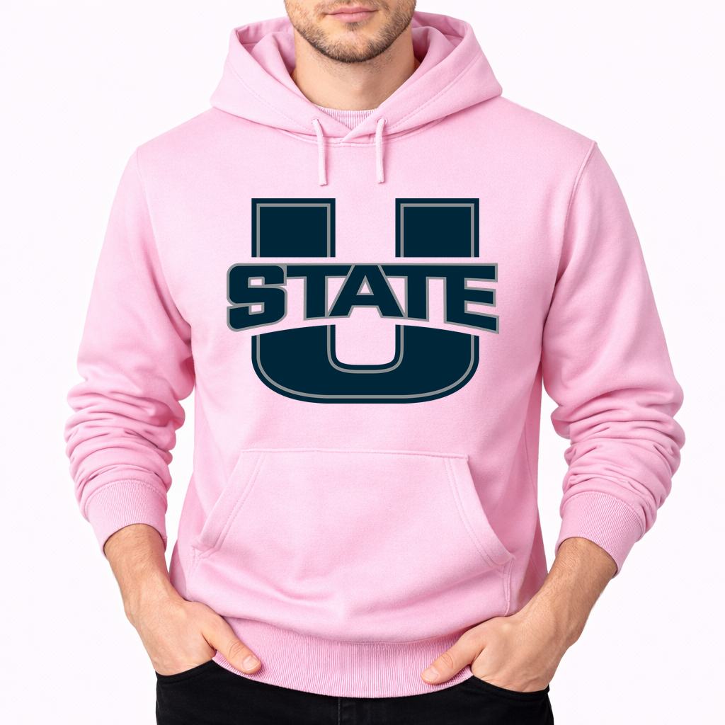 Men's Utah State Aggies Pullover Hoodie - Pink