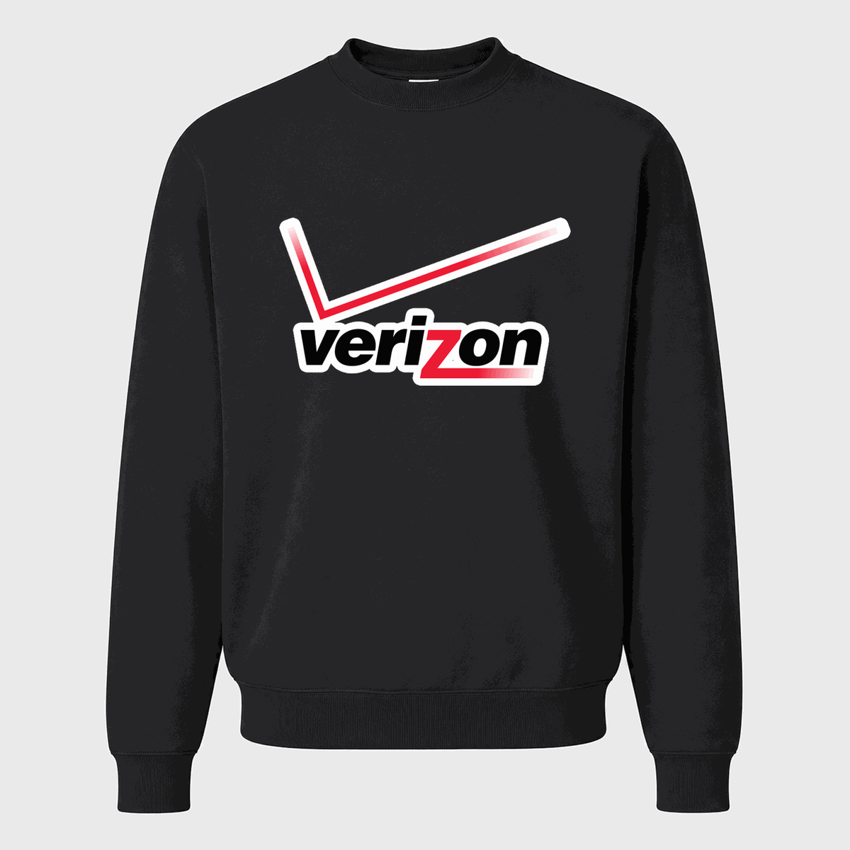 Men's Verizon Wireless Crewneck Sweatshirt - Black