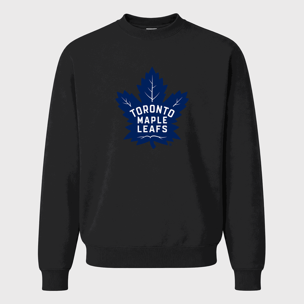 Men's Toronto Maple Leafs Crewneck Sweatshirt - Black