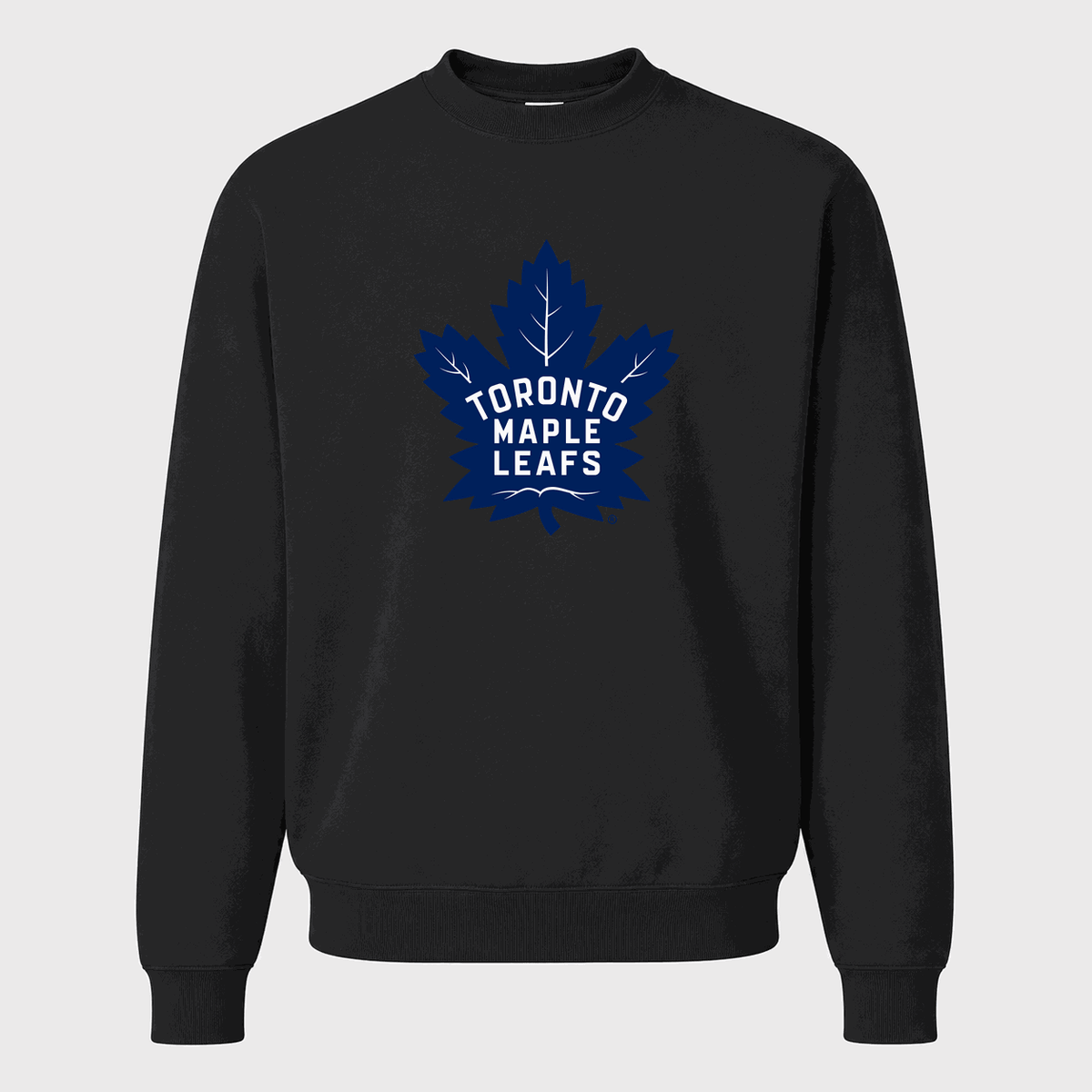 Men's Toronto Maple Leafs Crewneck Sweatshirt - Black
