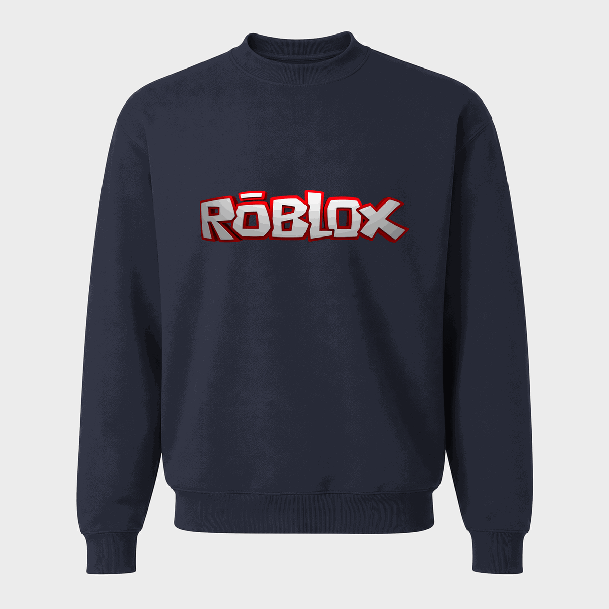 Men's Roblox Crewneck Sweatshirt - Navy