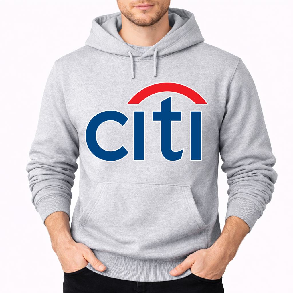 Men's Citi Bank Pullover Hoodie - Gray