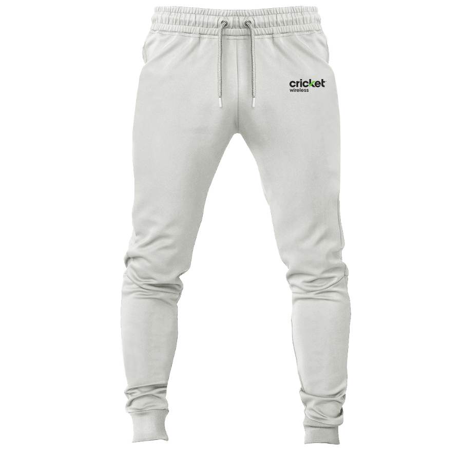 Cricket Wireless joggers sweatpants - White
