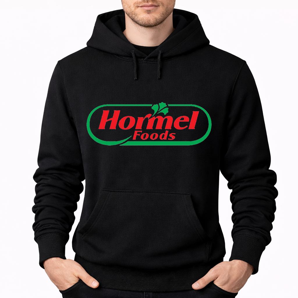 Men's Hormel Food Pullover Hoodie - Black