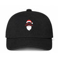 Merry Christmas Santa Claus Logo Black Dad Baseball Cap Hat