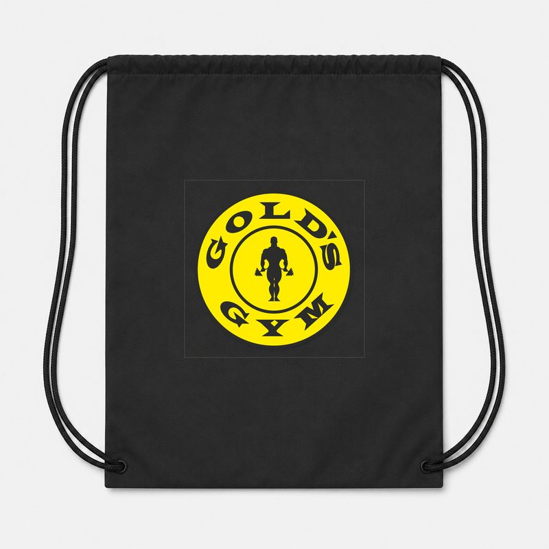 Gold's Gym Drawstring Bag - Black