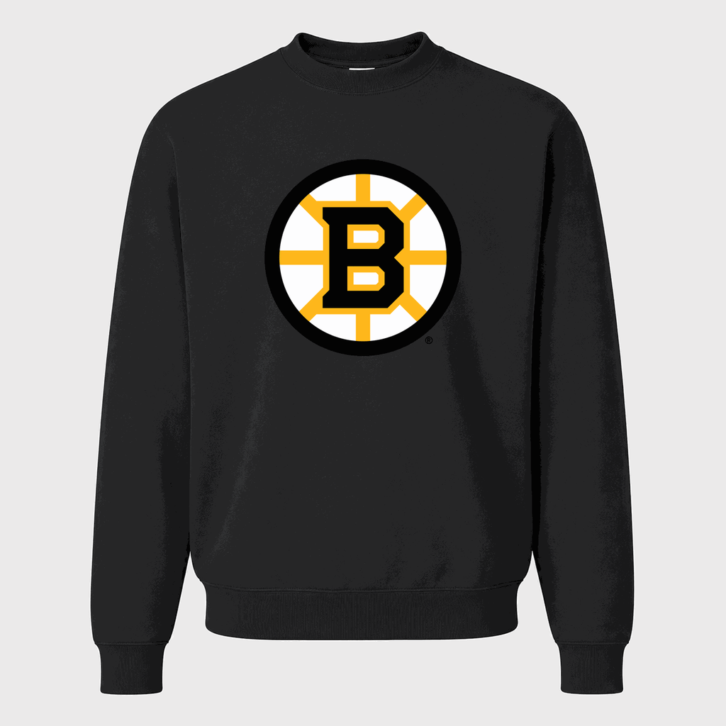 Men's Boston Bruins Crewneck Sweatshirt - Black