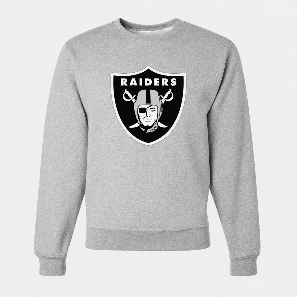 Men's Las Vegas Raiders Crewneck Sweatshirt - Gray