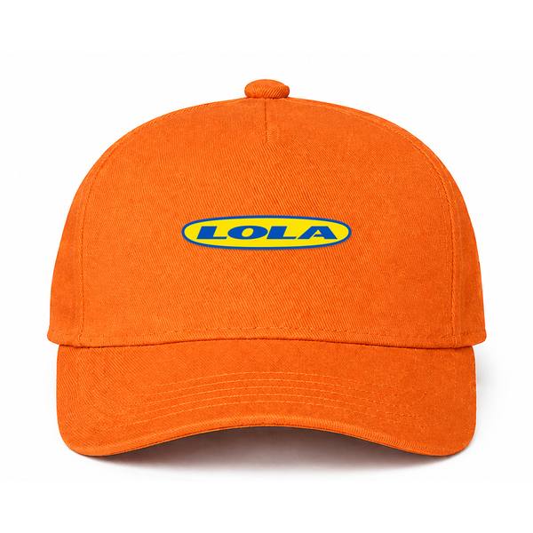 Lola Orange Dad Baseball Cap Hat