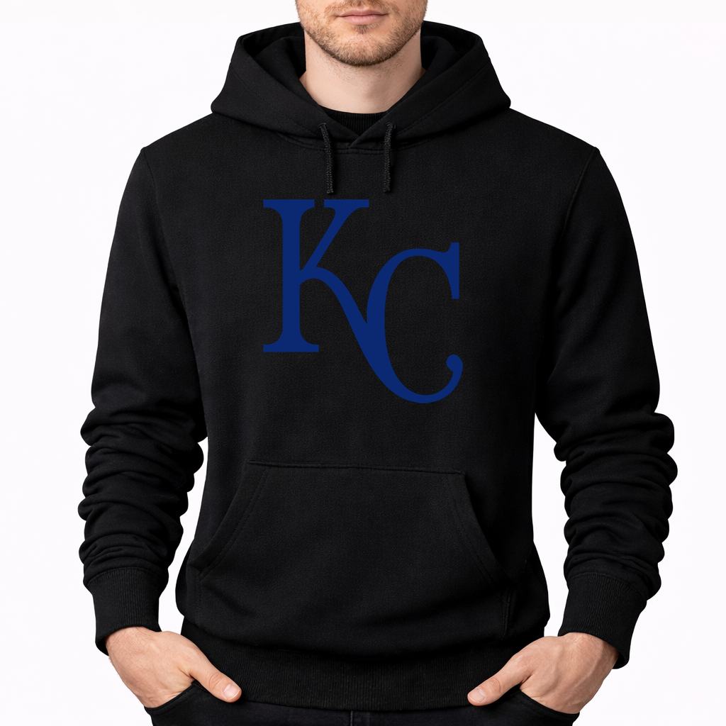 Men's Kansas City Royals Pullover Hoodie - Black