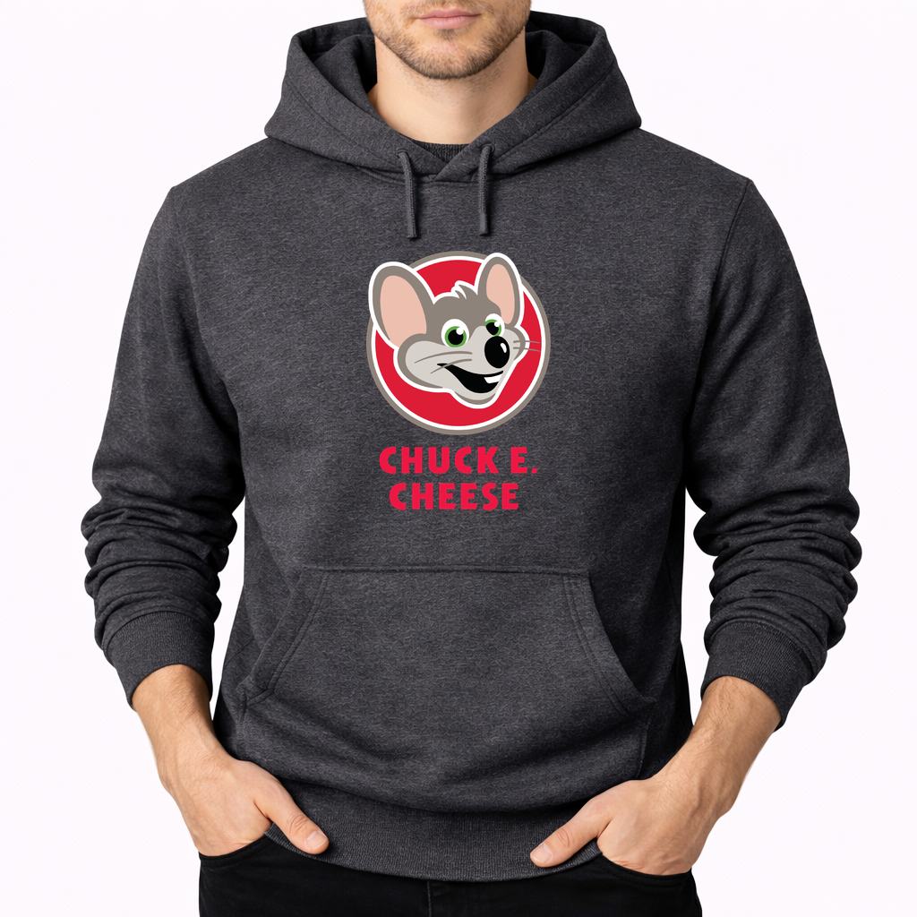 Men's Chuck E. Cheese's Pullover Hoodie - Charcoal