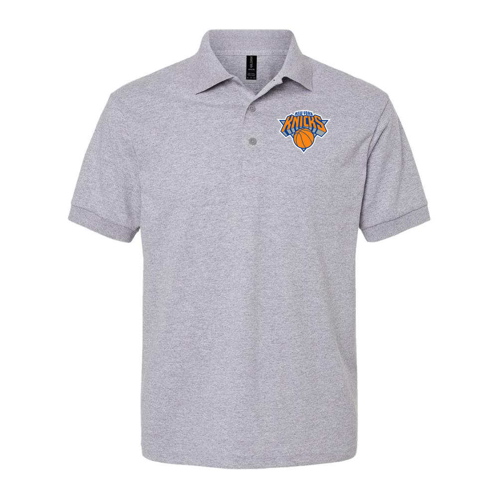 Men's New York Knicks Dry Blend Polo - Gray