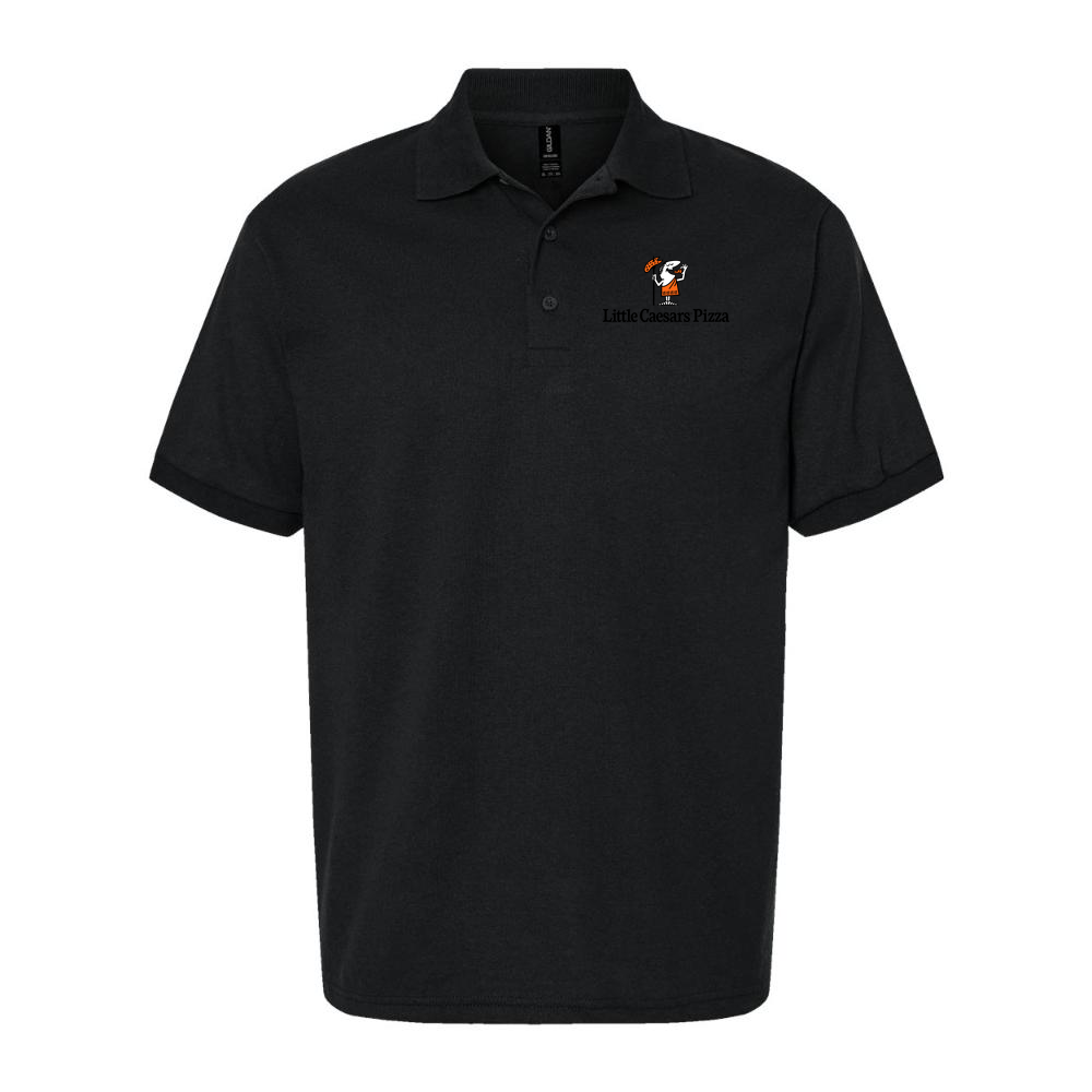 Men's Little Caesars Dry Blend Polo - Black