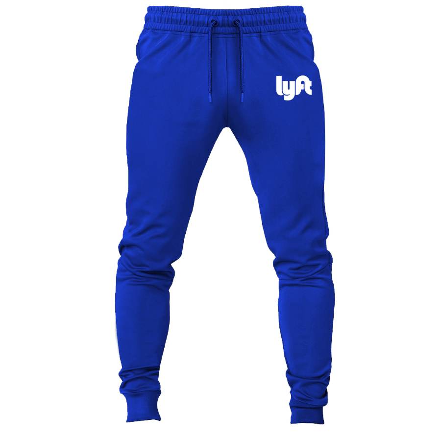 Lyft White joggers sweatpants - Royal Blue