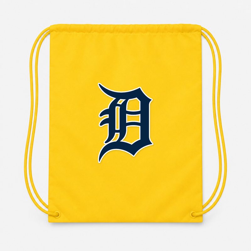 Detroit Tigers Drawstring Bag - Yellow