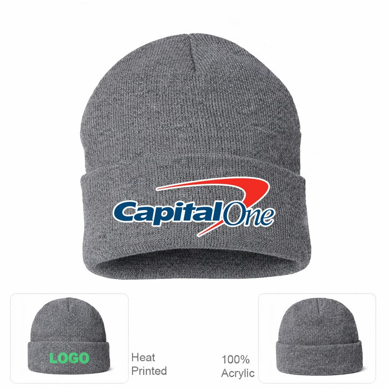 Capital One Grey Beanie Hat