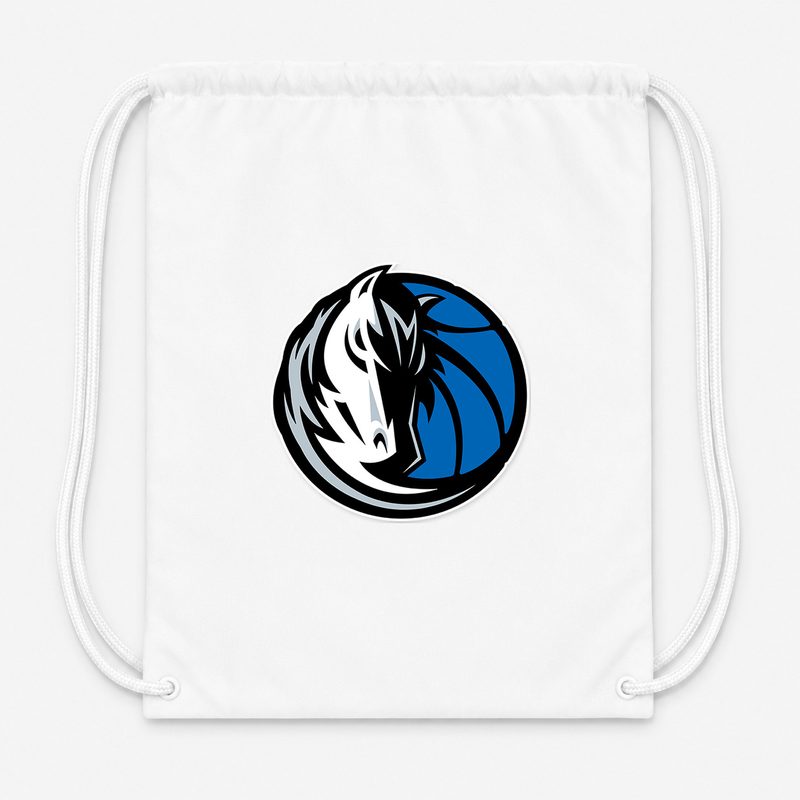 Dallas Mavericks Drawstring Bag - White