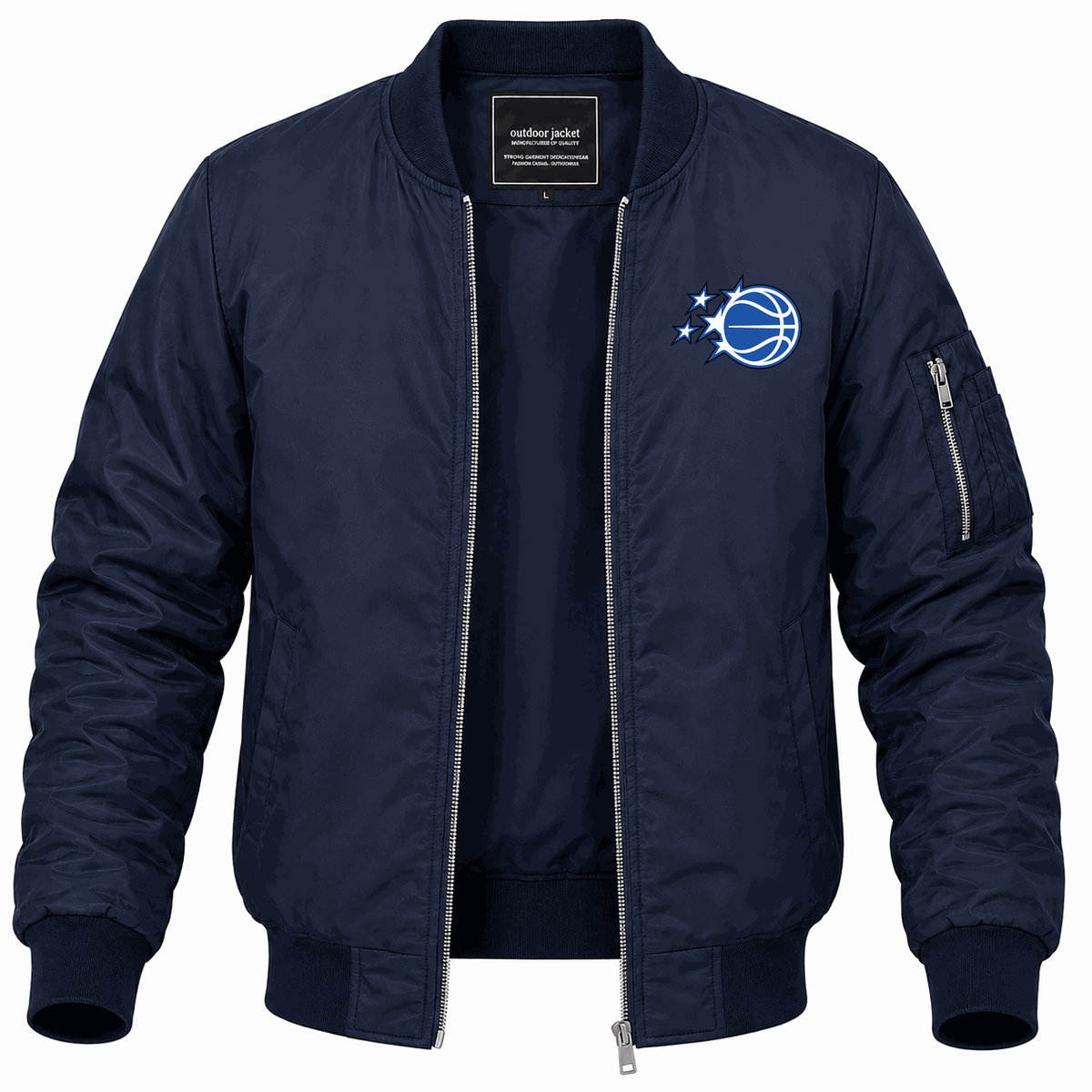 Men's Orlando Magic Lightweight Bomber Jacket - Navy