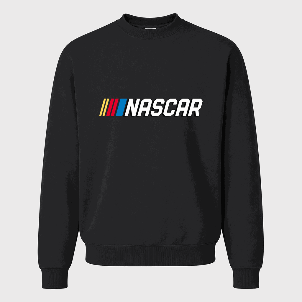 Men's NASCAR Logo Crewneck Sweatshirt - Black