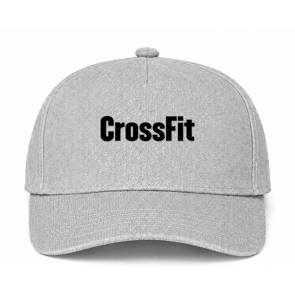 CrossFit Logo Gray Dad Baseball Cap Hat