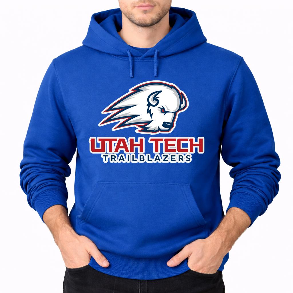 Men's Utah Tech Trailblazers Pullover Hoodie - Blue