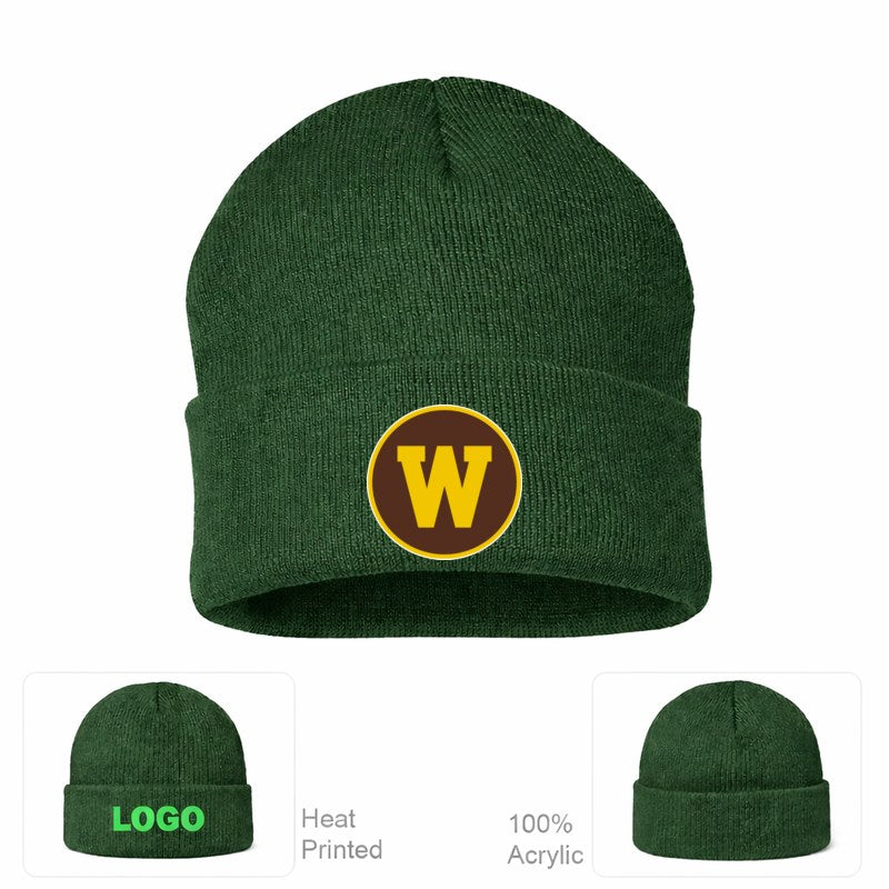 Western Michigan Broncos Forest Green Beanie Hat