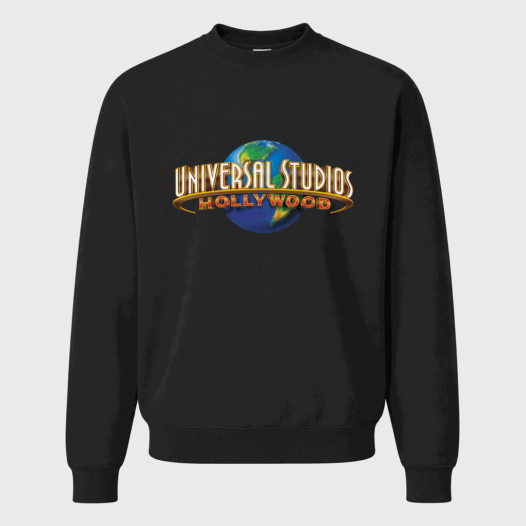 Men's Universal Studios Hollywood Crewneck Sweatshirt - Black
