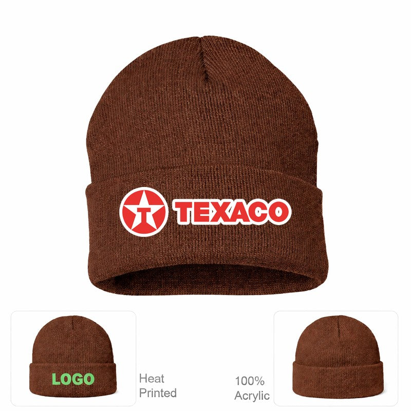 Texaco Brown Beanie Hat