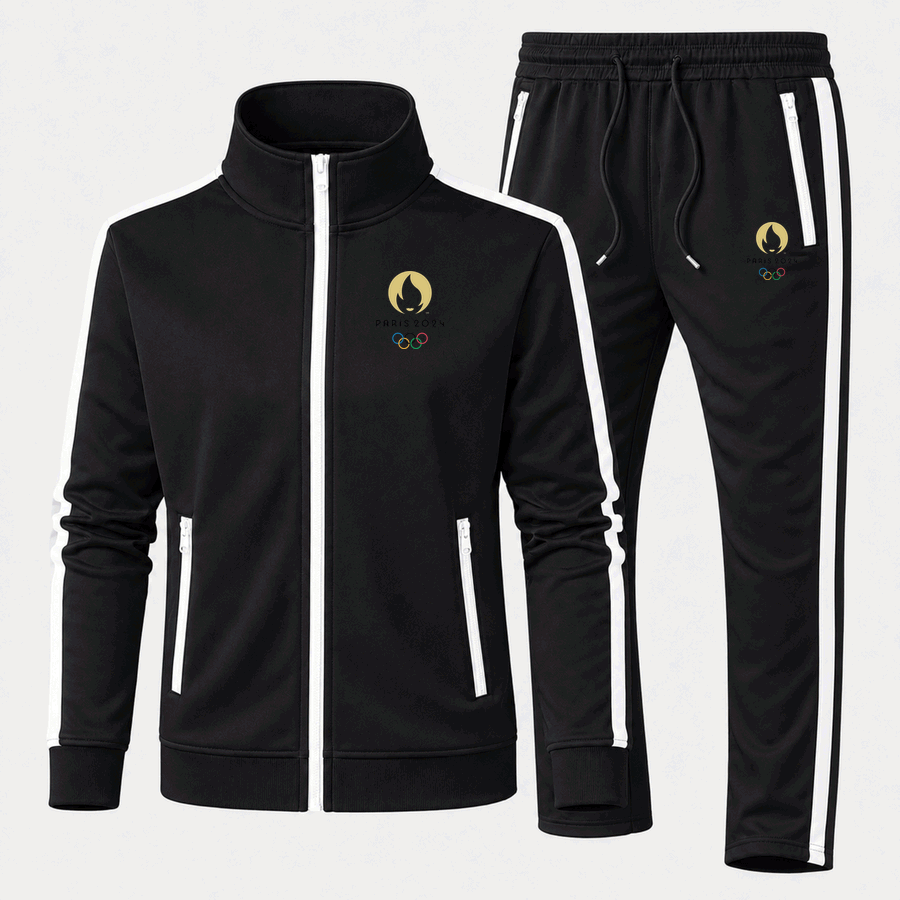 Olympics 2024 Paris Black tracksuit in Black