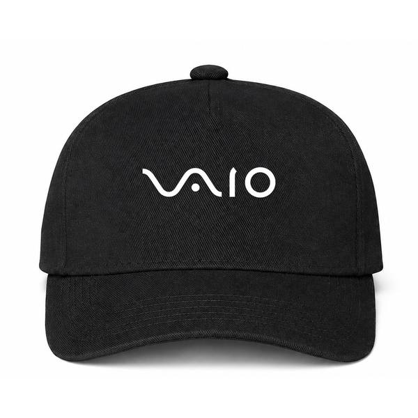 Sony VAIO White Logo Black Dad Baseball Cap Hat