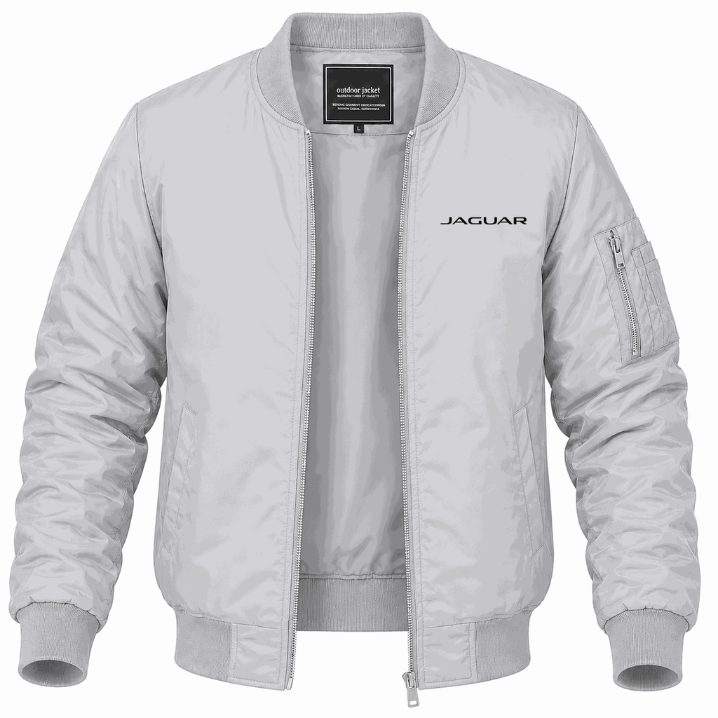 Men's Jaguar Racing Lightweight Bomber Jacket - Gray