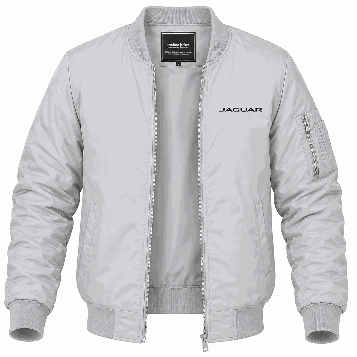 Men's Jaguar Racing Lightweight Bomber Jacket - Gray