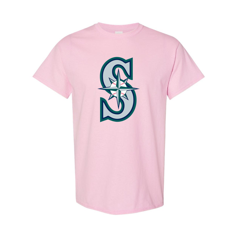 Men's Seattle Mariners Cotton T-Shirt - Pink