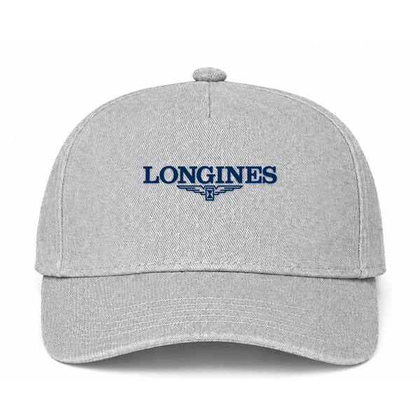 Longines Logo Gray Dad Baseball Cap Hat