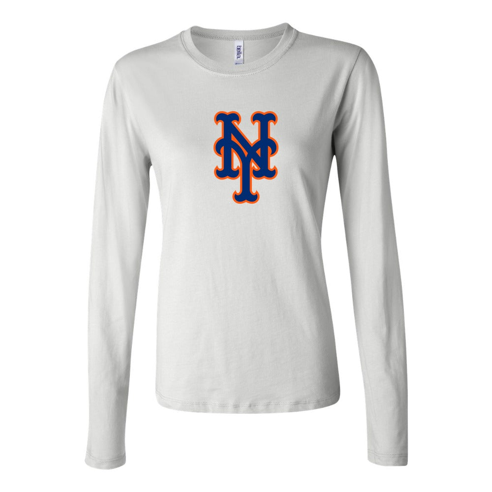Women's New York Mets Long Sleeve T-Shirt - White